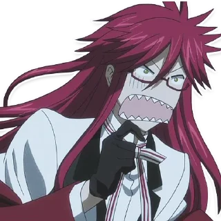 😠 emoji 🖤 Black Butler - Pack by @Athias Telegram sticker 22 of 67