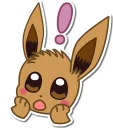 😮 emoji Cutie eevee Telegram sticker 22 of 45