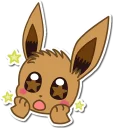 😮 emoji Cutie eevee Telegram sticker 23 of 45