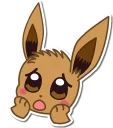 😧 emoji Cutie eevee Telegram sticker 24 of 45