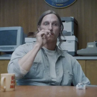 Sticker from True Detective @its_ashi