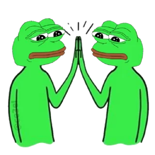 🐸 emoji 𝗣𝗲𝗽𝗲 𝟏𝟗 @pepe_anubis @anubis_tim Telegram sticker 4 of 50