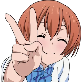 ✌️ emoji anime kawaii - @mranimetv Telegram sticker 16 of 89