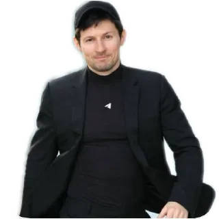 🧥 emoji Pavel Durov - via @adolfpupik Telegram sticker 6 of 120