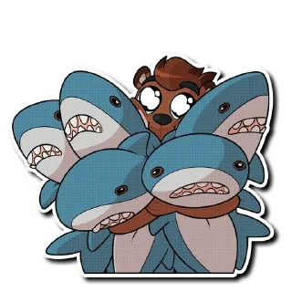 🥺 emoji Jules the Stoat Telegram sticker 6 of 120