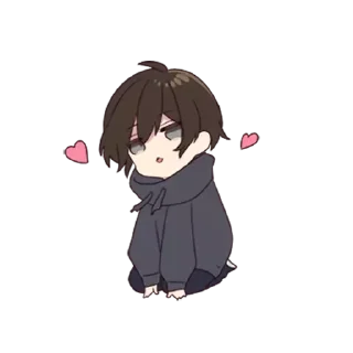 🥰 emoji (Menhera-kun) 2 by: @awesome_fun3 Telegram sticker 16 of 94