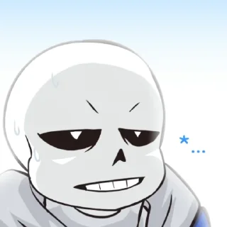 ❄️ emoji •/ Sans /• by : @Undertale_Stickers Telegram sticker 18 of 37