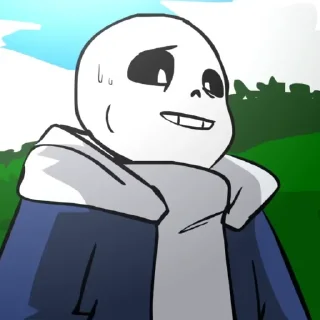 ☁️ emoji •/ Sans /• by : @Undertale_Stickers Telegram sticker 23 of 37