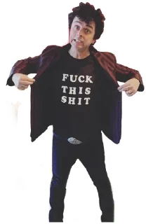 🖕 emoji Green Day by Mari Telegram sticker 17 of 50