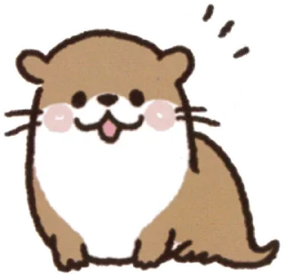 Sticker from Chinese Otters