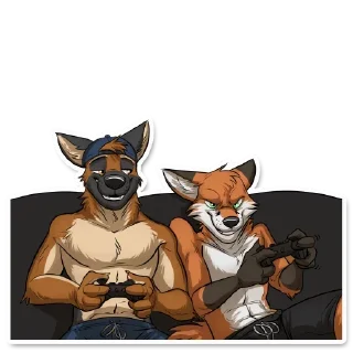 🎮 emoji Lucky and Waffles Telegram sticker 9 of 32