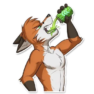 😵 emoji Lucky and Waffles Telegram sticker 13 of 32