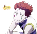 🙄 emoji Hisoka Telegram sticker 17 of 26
