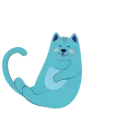 😄 emoji Cat @CenterOfSticker Telegram sticker 18 of 34