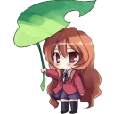 😰 emoji Toradora chibi by prototype008 Telegram sticker 17 of 30