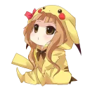 😒 emoji Toradora chibi by prototype008 Telegram sticker 14 of 30