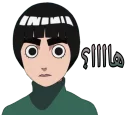 😐 emoji Rock lee by Rahman Yato Telegram sticker 5 of 92