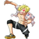 😍 emoji Sanji Sticker(TokyoFX) Telegram sticker 15 of 73