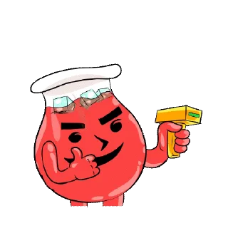 Sticker from kool aid