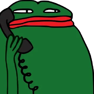 📞 emoji Hmm @PeepoHD Telegram sticker 23 of 79