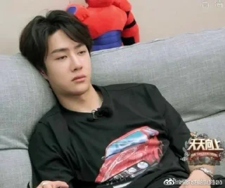 Sticker from Wang Yibo❤the king