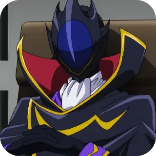 🙁 emoji Code geass ama stalyus yaptı Telegram sticker 13 of 45