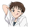 😋 emoji Evangelion Telegram sticker 19 of 39