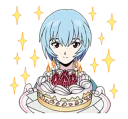 🎂 emoji Evangelion Telegram sticker 21 of 39