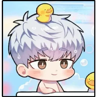 😶 emoji Cute Boys Telegram sticker 22 of 30