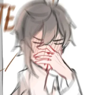 😳 emoji Zhongli ☄ Telegram sticker 24 of 120