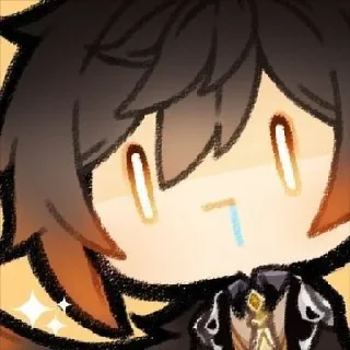 🤤 emoji Zhongli ☄ Telegram sticker 23 of 120