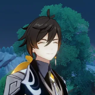 😊 emoji Zhongli ☄ Telegram sticker 15 of 120