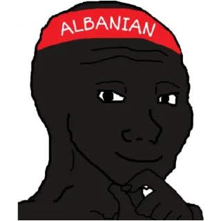 🇹🇷 emoji albanian wojaks Telegram sticker 6 of 10
