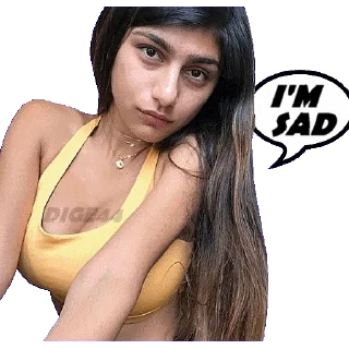 😥 emoji @STIKERFORALL 🇬🇧MIA KHALIFA Telegram sticker 15 of 20