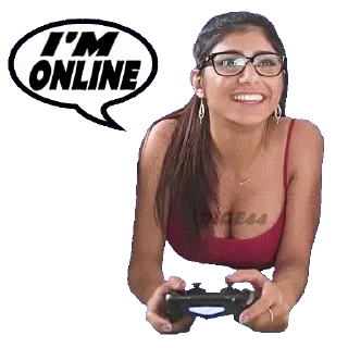 👾 emoji @STIKERFORALL 🇬🇧MIA KHALIFA Telegram sticker 20 of 20