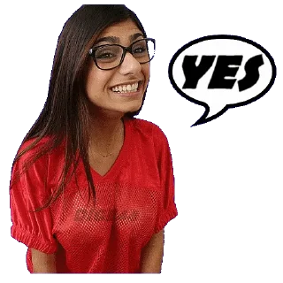 👍 emoji @STIKERFORALL 🇬🇧MIA KHALIFA Telegram sticker 14 of 20