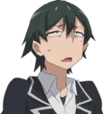 🙄 emoji Hachiman Hikigaya Telegram sticker 11 of 14