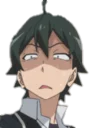 😱 emoji Hachiman Hikigaya Telegram sticker 7 of 14