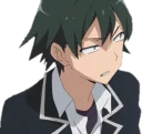 😤 emoji Hachiman Hikigaya Telegram sticker 9 of 14
