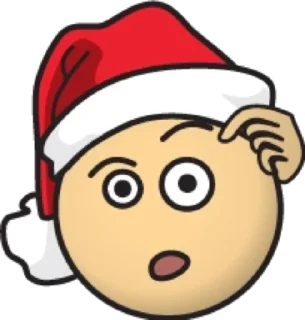 🤨 emoji Красная шапка @modnyashki_vip Telegram sticker 20 of 25