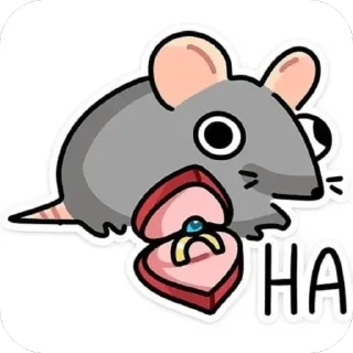 💍 emoji Крыски 🐀 Telegram sticker 15 of 20