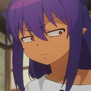 😒 emoji Jahy-sama wa Kujikenai! @StickersofAnime Telegram sticker 21 of 101