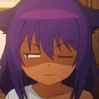 🤨 emoji Jahy-sama wa Kujikenai! @StickersofAnime Telegram sticker 23 of 101