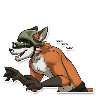 🤫 emoji Lucky and Waffles Telegram sticker 6 of 32