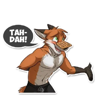 🍞 emoji Lucky and Waffles Telegram sticker 7 of 32