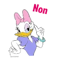 🙅‍♀️ emoji Donald Duck🦆-@MochaStickers Telegram sticker 8 of 12