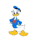 🤔 emoji Donald Duck🦆-@MochaStickers Telegram sticker 11 of 12