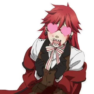 🥰 emoji 🖤 Black Butler - Pack by @Athias Telegram sticker 18 of 67