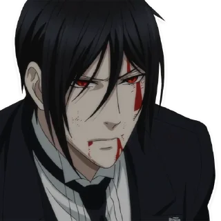 😤 emoji 🖤 Black Butler - Pack by @Athias Telegram sticker 6 of 67