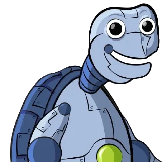 🤖 emoji Fred The Turtle Telegram sticker 5 of 9